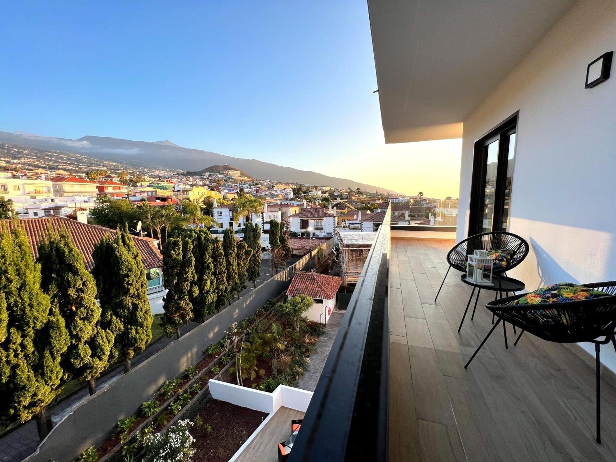 Lujoso Apartamento Completo, Piscina, Terraza Con Vistas Al Teide Puerto de la Cruz  Exterior photo